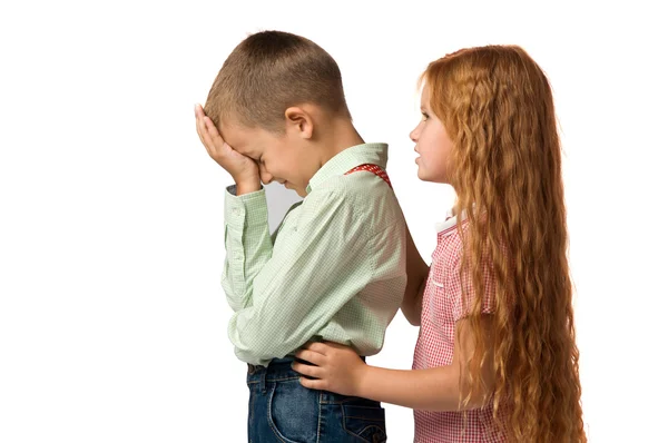 Konflikty między dzieci — Zdjęcie stockowe
