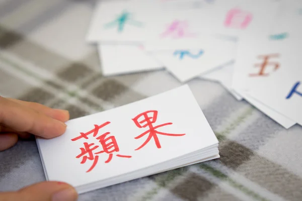 Mandarin; Learning the New Word with the Alphabet Cards