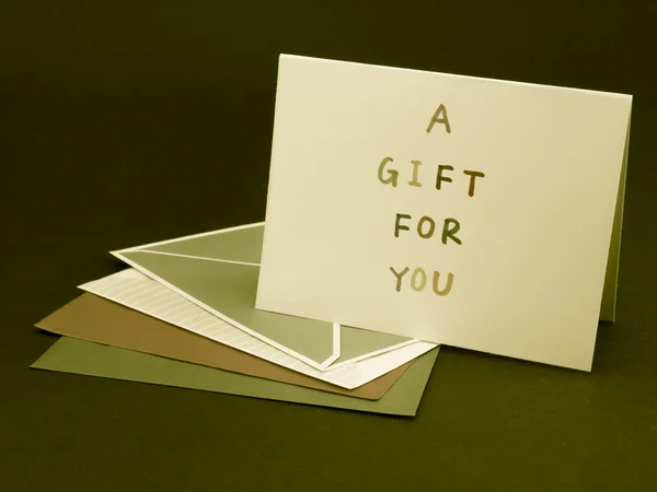 Message Card for Your Family and Friends; A Gift for You