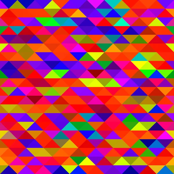 Mozaik háromszögek textúra. Színes háttér, vektor kép — Stock Vector