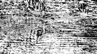 Eski ahşap siyah beyaz doku. Vektör arkaplan resmi