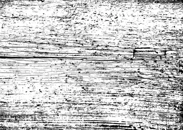 Old wood black and white texture. Vector background image — Stock Vector