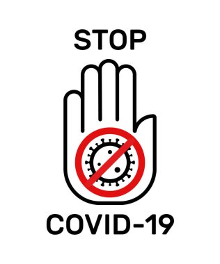 Çizimler konsepti Coronavirus COVID-19. Çin 'den Wuhan virüsü