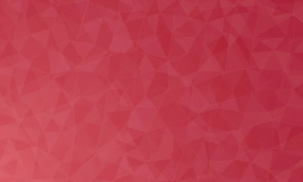 Polígono rojo fondo y textura. diseño abstracto — Vector de stock