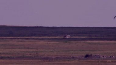 Hedef hazırlık onay Rus askeri eğitim sırasında isabet paraşüt ile silahlı mermi