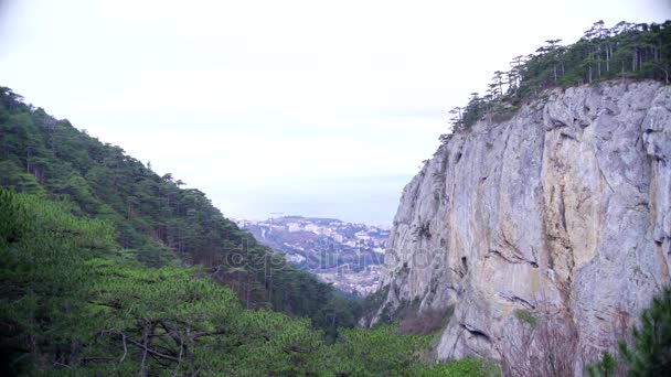 Vue sur la montagne en Crimée — Video