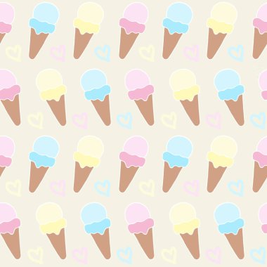 Dondurma sorunsuz vektör desen