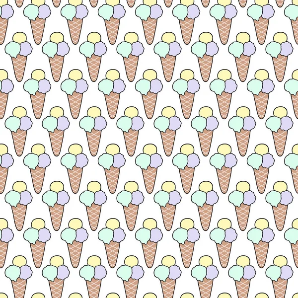 Dondurma sorunsuz vektör desen