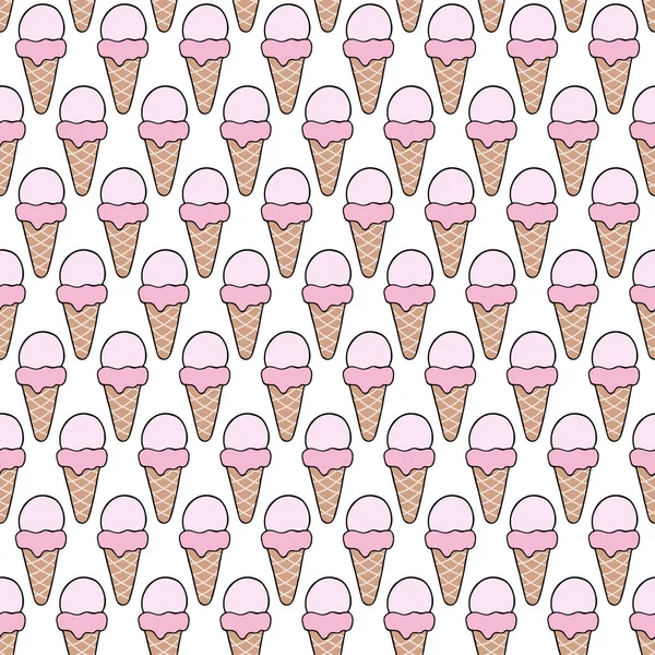 Dondurma sorunsuz vektör desen