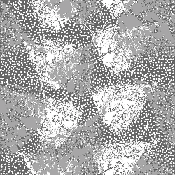 Hojas abstractas patrón sin costura — Archivo Imágenes Vectoriales