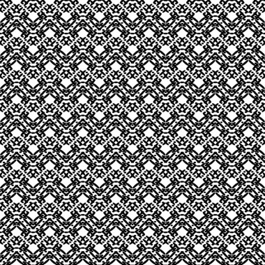 Siyah ve beyaz Dikişsiz etnik desen