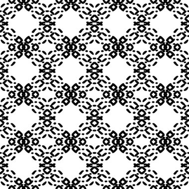 Siyah ve beyaz Dikişsiz etnik desen