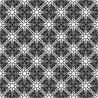 Siyah ve beyaz geometri Dikişsiz etnik desen