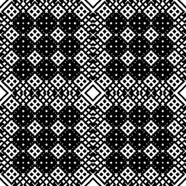 Siyah ve beyaz Dikişsiz etnik desen