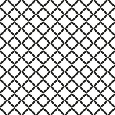 Süs sorunsuz çiçek etnik siyah beyaz desenli