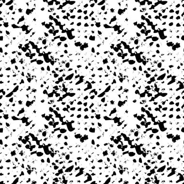 Siyah ve beyaz sorunsuz Grunge toz dağınık desen