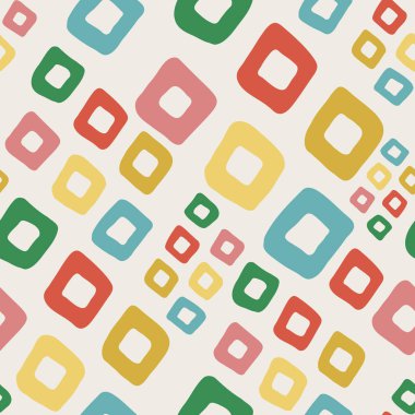 Geometrik retro memphis tarzı, moda 80s patternin sorunsuz - 