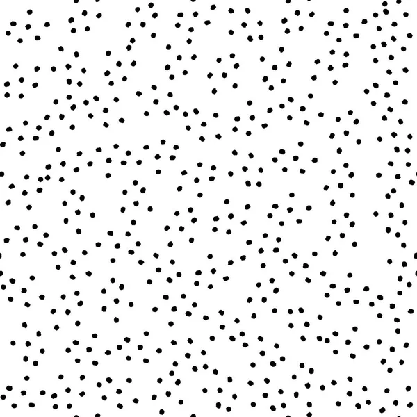 Dibujado a mano en blanco y negro Seamless Grunge Dust patrón desordenado Wi — Vector de stock