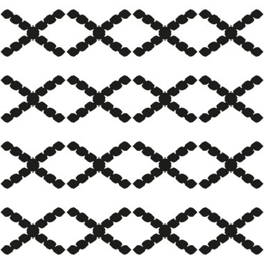 Siyah ve beyaz Dikişsiz etnik desen