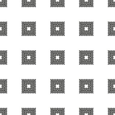 Siyah ve beyaz Dikişsiz etnik desen