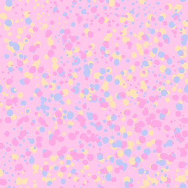 Bahar ihale renkli Seamless modeli. Daireler, noktalar ve noktalar