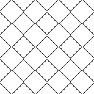 Siyah ve beyaz Dikişsiz etnik desen