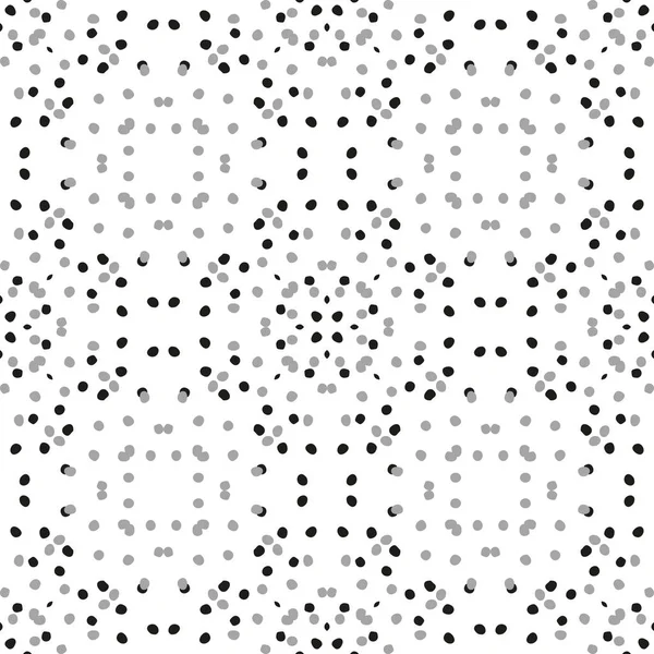 Circle Seamless Grunge Dust Disordinato Pattern. Facile da creare Astrale — Vettoriale Stock