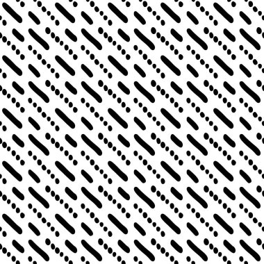 Siyah ve beyaz Dikişsiz etnik desen. Kabile