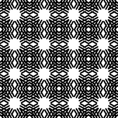 Siyah ve beyaz Dikişsiz etnik desen. Kabile
