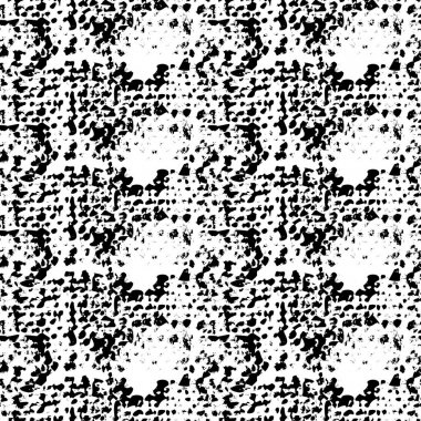 Siyah ve beyaz sorunsuz Grunge toz dağınık desen