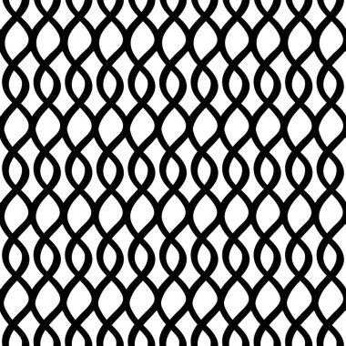 Siyah ve beyaz Dikişsiz etnik desen. Kabile