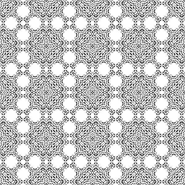 Naadloze etnische Black and White Pattern. Tribal — Stockvector