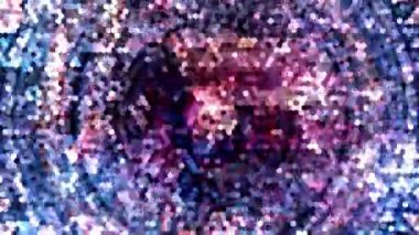 Soyut tarzda hareketli arkaplan görüntüleri sağlıklı bir zihinsel denge duygusu bul ya da geri getir. Parlayan şekiller uzayda döner ve hızlı hareket eder. Alternatif terapi için kullanılabilir - sanat pratiği.