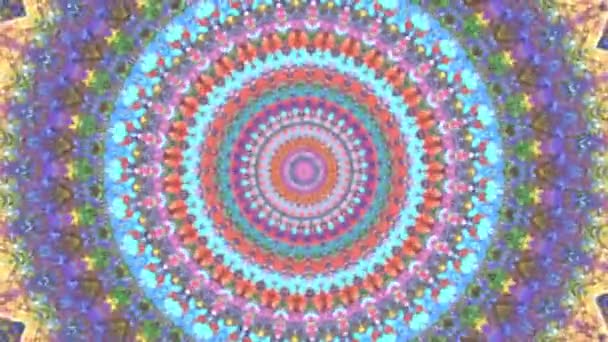 Bela Terapia Arte Original Comovente Mandala Psicoterapia Sem Costura Padrões — Vídeo de Stock