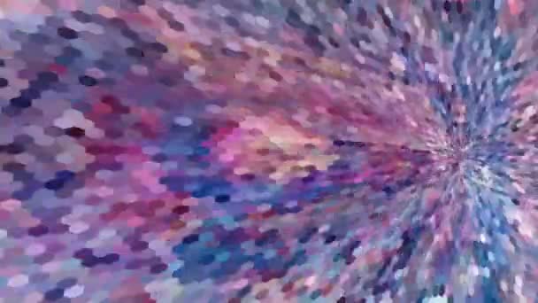 Filmagem Fundo Vibrante Movimento Estilo Abstrato Encontrar Restaurar Uma Sensação — Vídeo de Stock