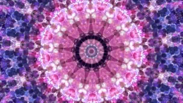 Gyönyörű Eredeti Művészeti Terápia Megindító Mandala Zökkenőmentes Pszichoterápia Geometriai Minták — Stock videók