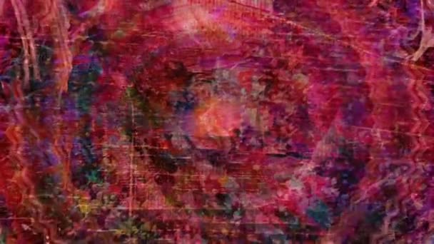 Красива Оригінальна Арт Терапія Рухає Мандала Безшовна Циклічна Психотерапія Геометричні — стокове відео
