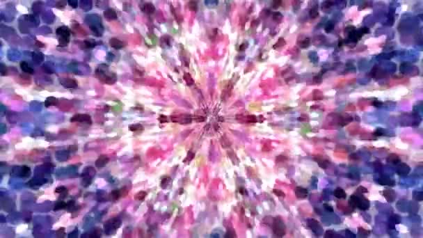 Fabuleux Dreamlike Fond Psychédélique Surface Mouvement Tendance Coloré Original Abstraction — Video