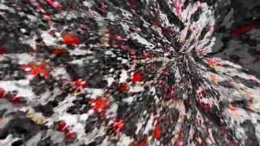 3D Soyut Animasyon Renkli Dalgalı Yumuşak Duvar. Çoklu Renkli Sıvı Düzeni kavramı. Moda Renkli Sıvı Soyutlama Akışı. Güzel Gradyan dokusu. Dalgalı Yansıma Yüzeyi Makro.