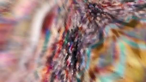 Казковий Мрійливий Психоделічний Фон Рухової Поверхні Модного Барвистого Оригінального Художнього — стокове відео