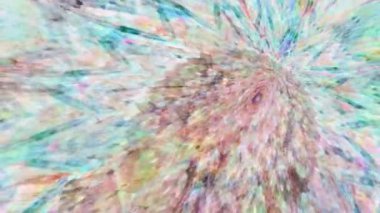 Moda rengi orijinal soyut sanat akışının hareket yüzeyinin Fevkalade Dreamlike Psychedelic görüntüsü. Kusursuz döngü psikoterapisi.