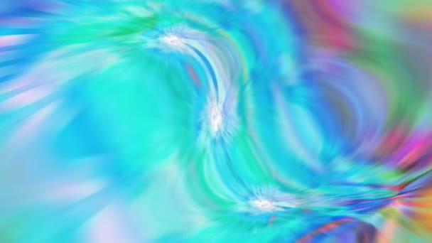 Fabuloso Dreamlike Psychedelic Blur Metraje Fondo Superficie Movimiento Moda Colorido — Vídeo de stock