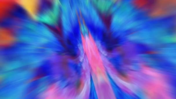 Fabulous Dreamlike Psychedelic Blur Footage Background Motion Surface Trendy Colorful — Stock Video