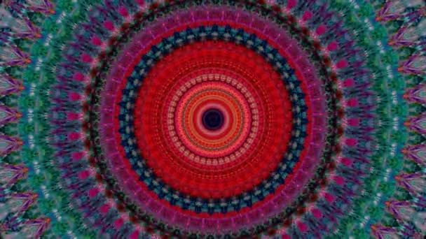 Bela Terapia Arte Original Comovente Mandala Psicoterapia Sem Costura Padrões — Vídeo de Stock