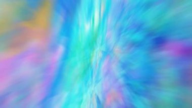 Fabulous Dreamlike Psychedelic Blur, renkli orijinal soyut sanat akışının hareket yüzeyi görüntüsü. Kusursuz döngü psikoterapisi.