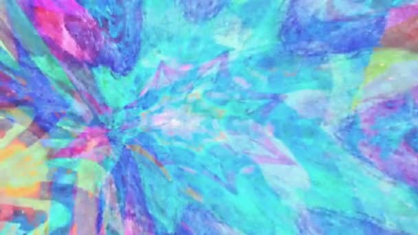 Fabulous Dreamlike Psychedelic Blur Beeldmateriaal Achtergrond Van Bewegingsoppervlak Van Trendy — Stockvideo