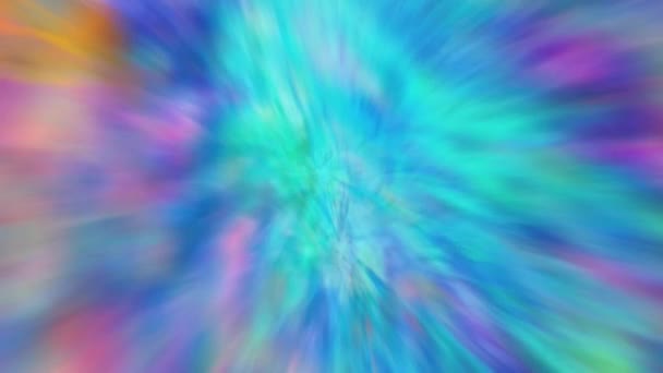 Fantastyczny Dreamlike Psychedelic Smuga Materiał Tło Powierzchni Ruchu Modny Kolorowy — Wideo stockowe