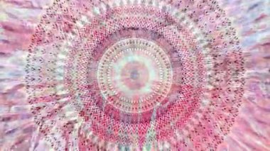 Fabulous Dreamlike Psychedelic Blur, renkli orijinal soyut sanat akışının hareket yüzeyi görüntüsü. Kusursuz döngü psikoterapisi.