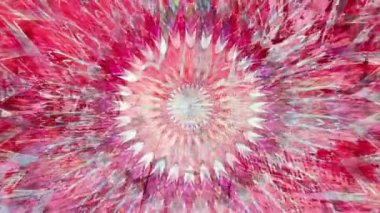 Fabulous Dreamlike Psychedelic Blur, renkli orijinal soyut sanat akışının hareket yüzeyi görüntüsü. Kusursuz döngü psikoterapisi.