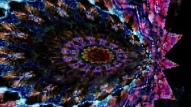 Fabulous Dreamlike Psychedelic Blur, renkli orijinal soyut sanat akışının hareket yüzeyi görüntüsü. Kusursuz döngü psikoterapisi.